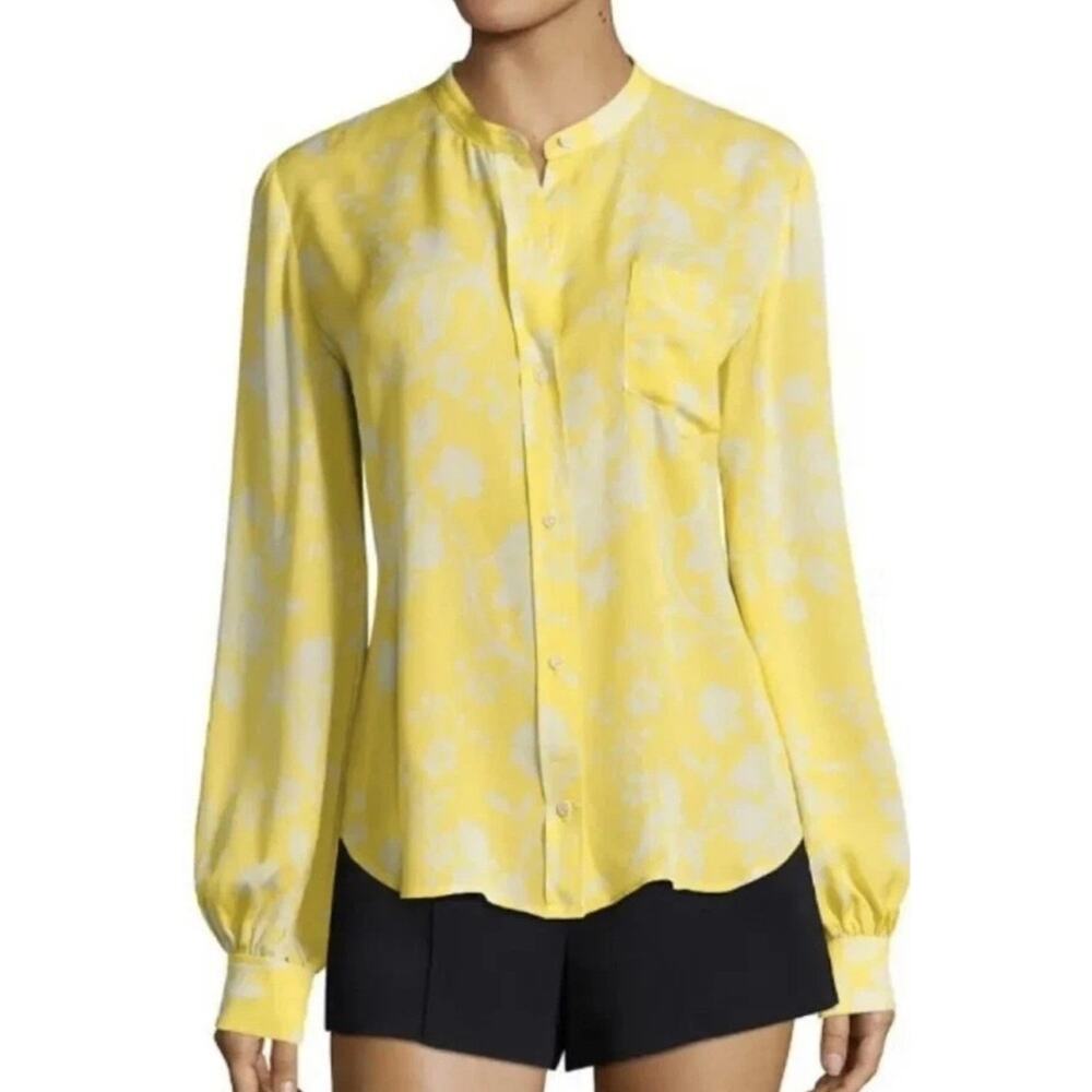 A.L.C. Walter Floral Print Blouse. Size 2. 100% silk